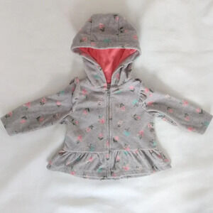 Carters Baby fleece zip up jacket 3m